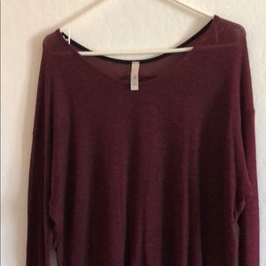 Burgundy longsleeve